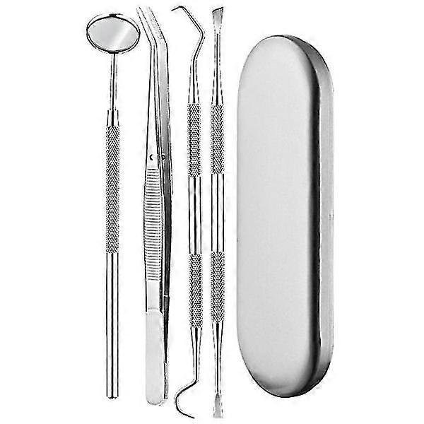 For Tartar Removal Tool - 4-piece Silver Set