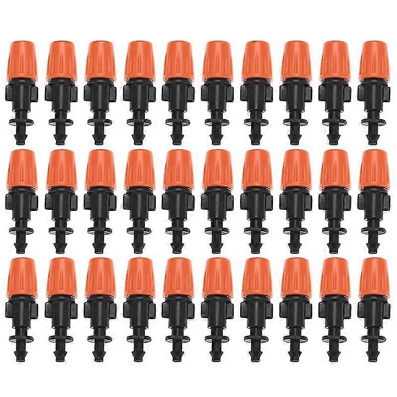 50 Pcs Drip Irrigation Spray Nozzle, Water Spray Nozzle, Adjustable In 2 Modes: Water Mist And Wate