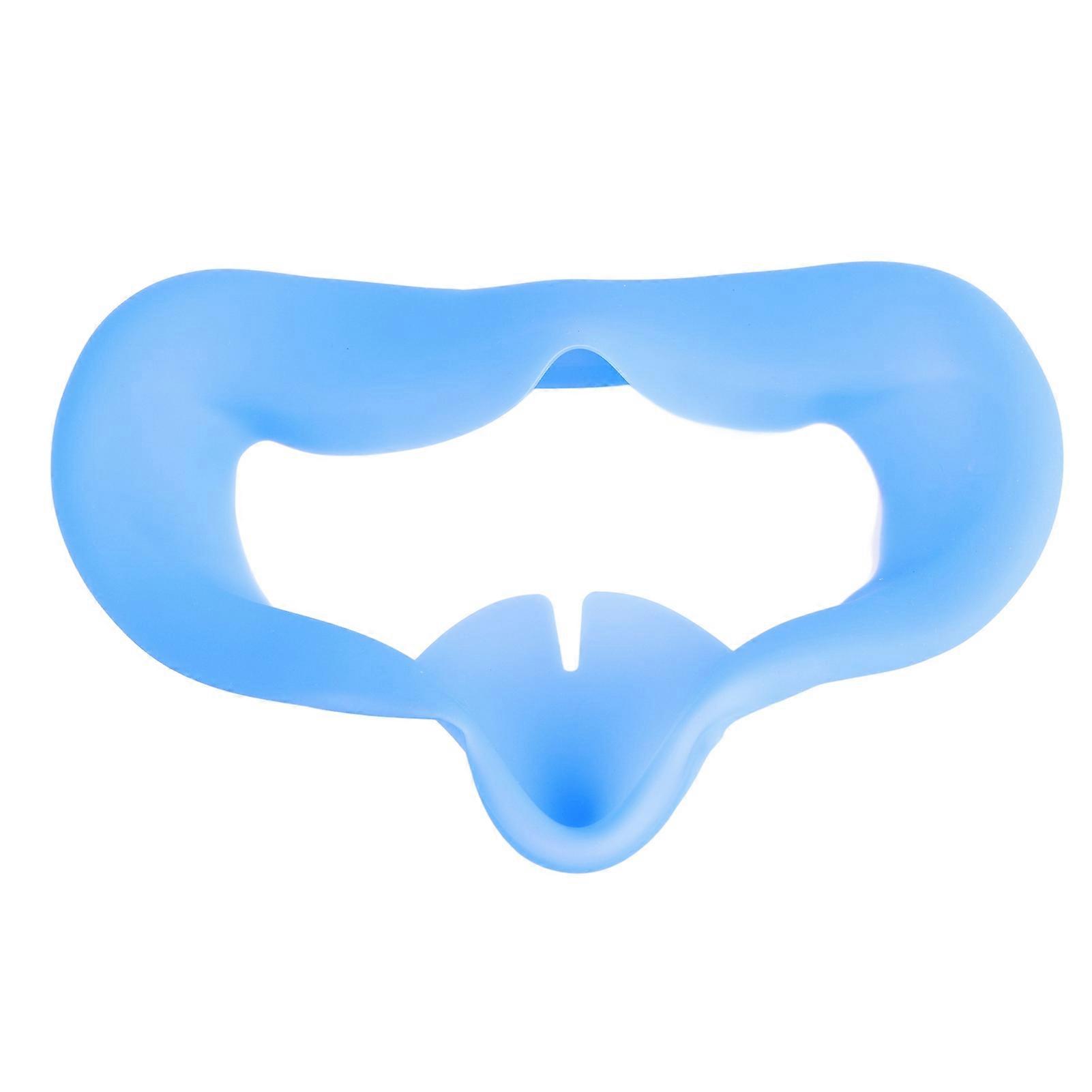Replacement Protective Interface Bracket Silicone Waterproof Thicken Vr Facial Interface Bracket Blue