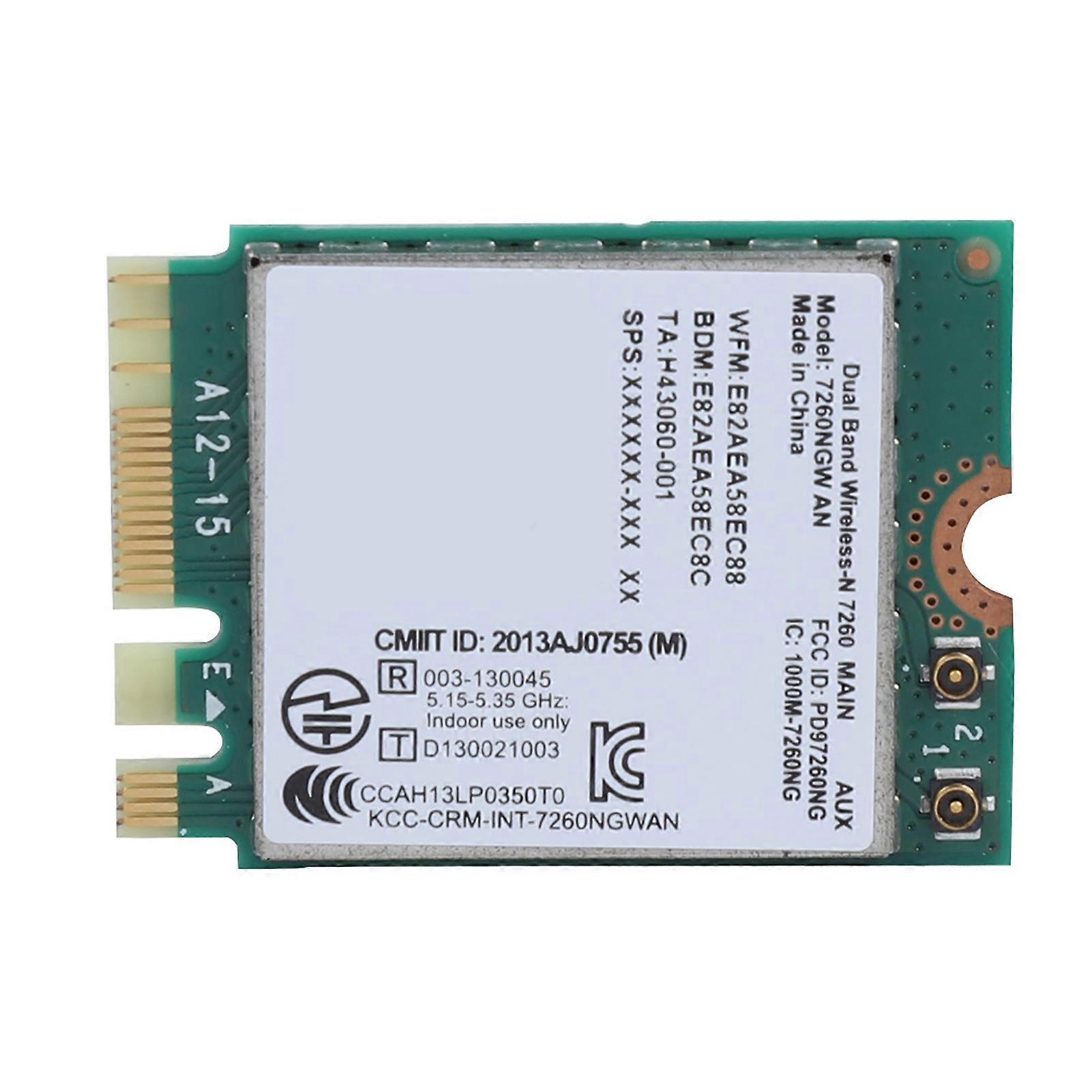 For Intel 7260NGW AN Wireless WIFI Card 2.4G/5G Bluetooth 4.0 Network Card