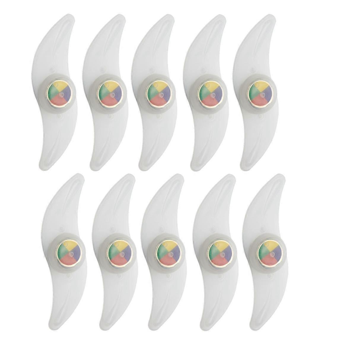 10PCS Bicycle Spoke Light LED Neon Light Tire Flash Light Waterproof Bicycle Warning Light Riding A