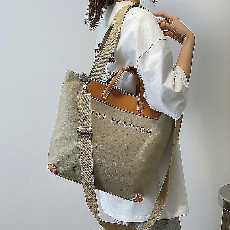 المرأة قماش حقيبة الكتف، والسيدات حقيبة يد خمر حقائب كروسبودي أعلى مقبض التسوق هوبو حقيبة الشاطئ حقائب متعددة الوظائف للتسوق مدرسة السفر (الحاجب