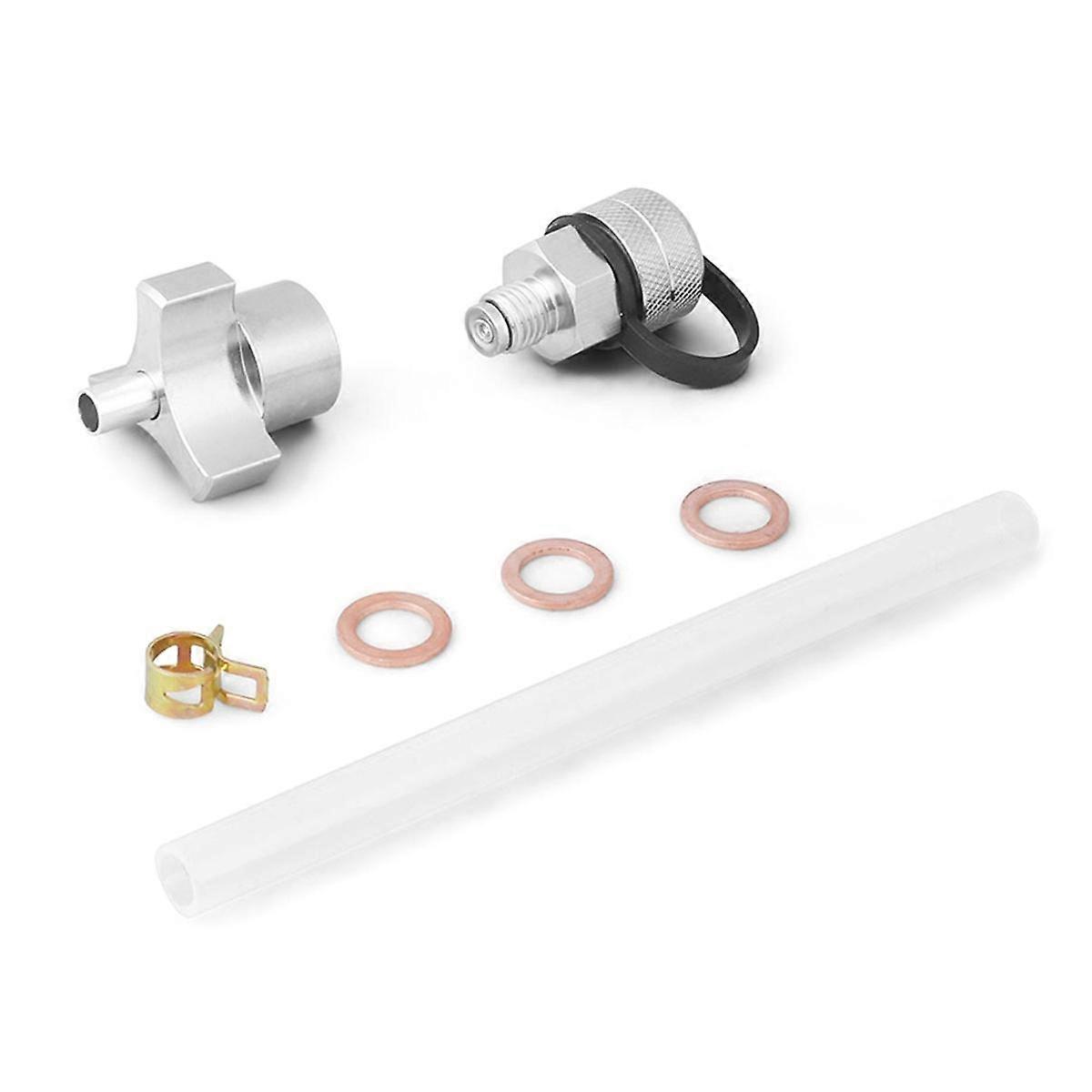 Quick Twist Oil Drain Valve with Magnet Leak Proof Stainless Steel Drain Hose Attachment M12x1.25