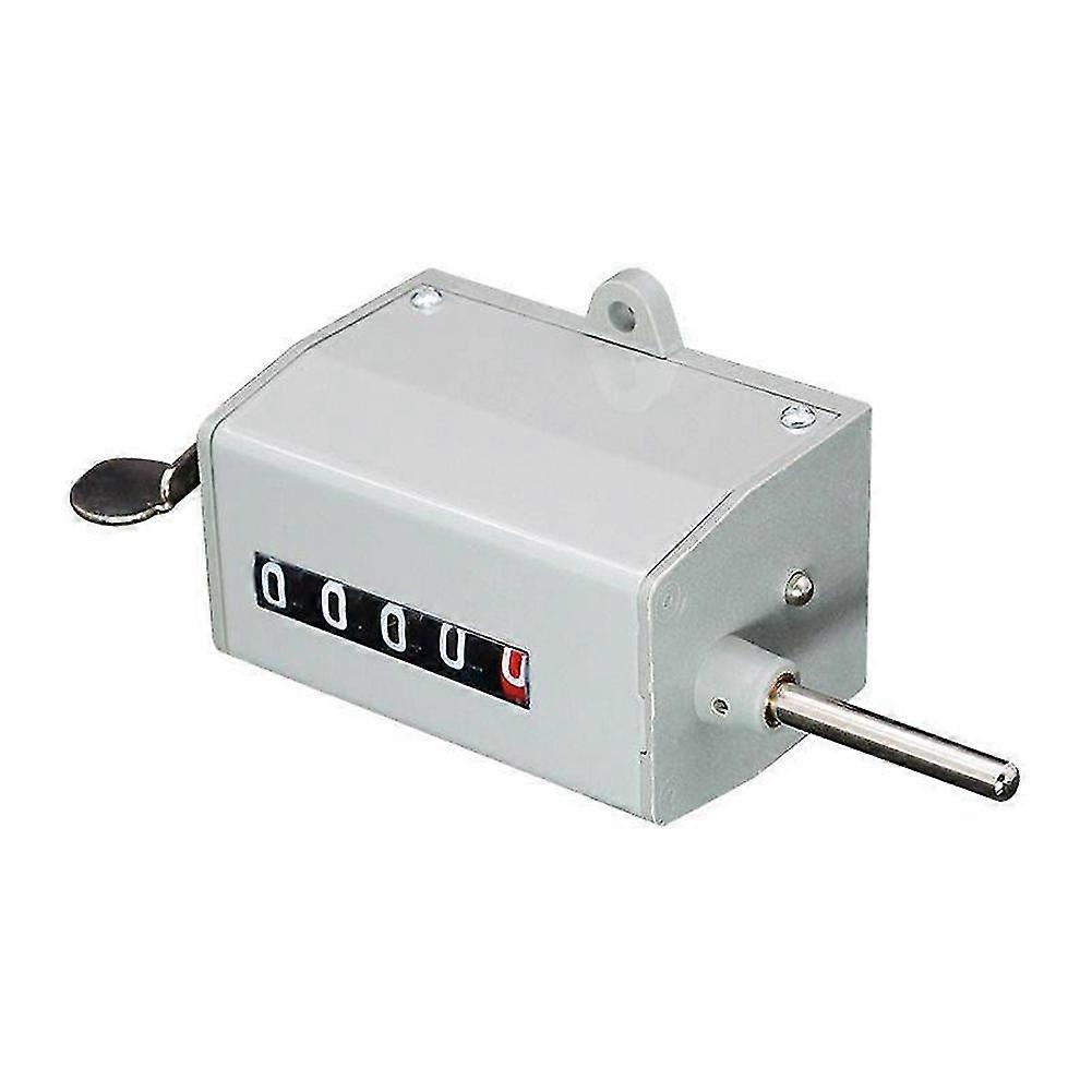 5 Digits Counter Mechanical Rotating Speed Meter 75-I Totalizing Pull Counter Resettable Digital Pu