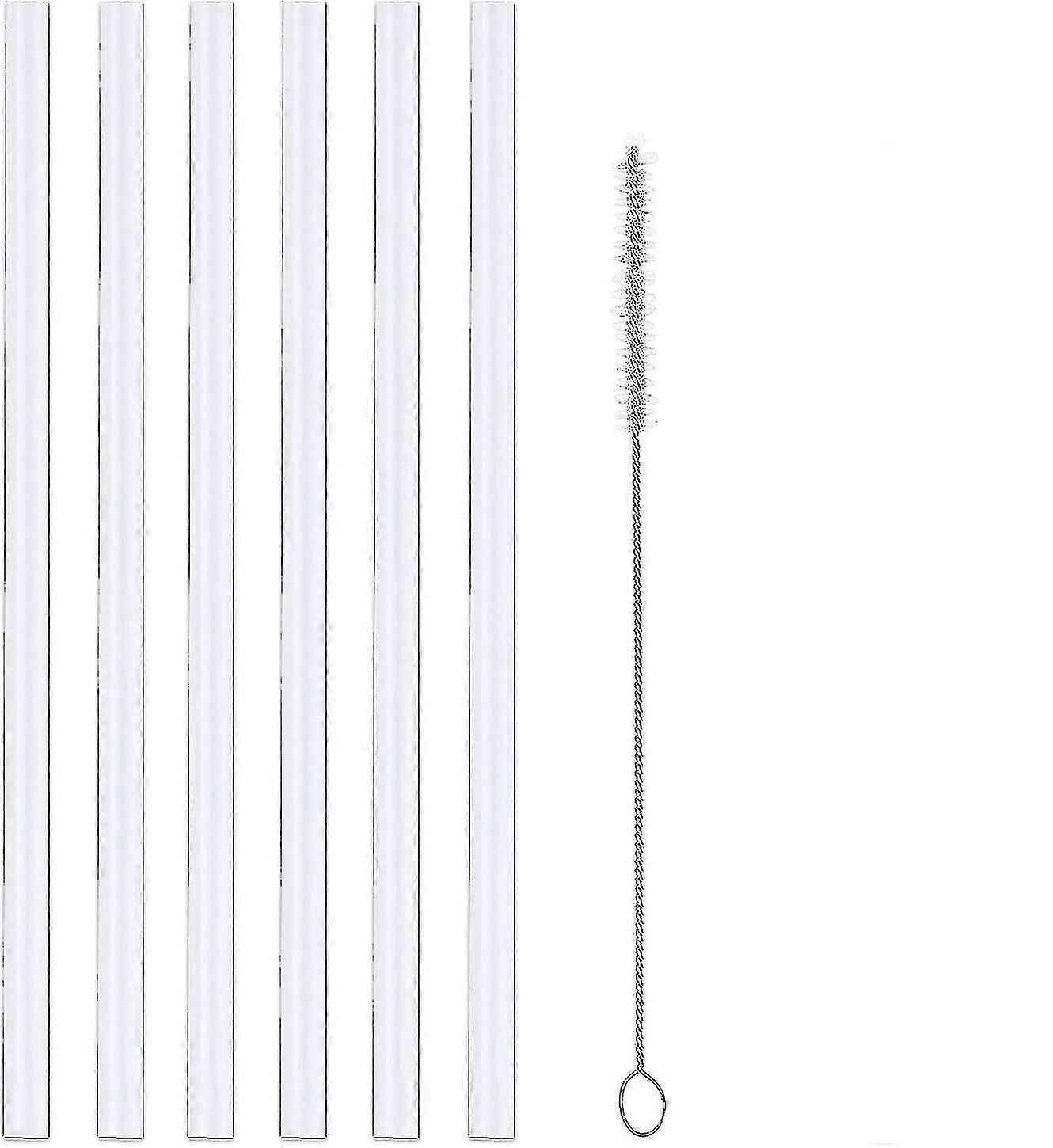 6 Pcs Straws Replacement For Flask Straw , Bpa-free Straws