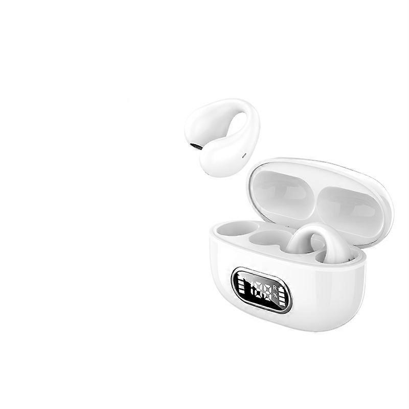 Wireless Earbuds Ear clip true wireless digital display with dual ear clip on both sides 5.3 stereo charging compartment