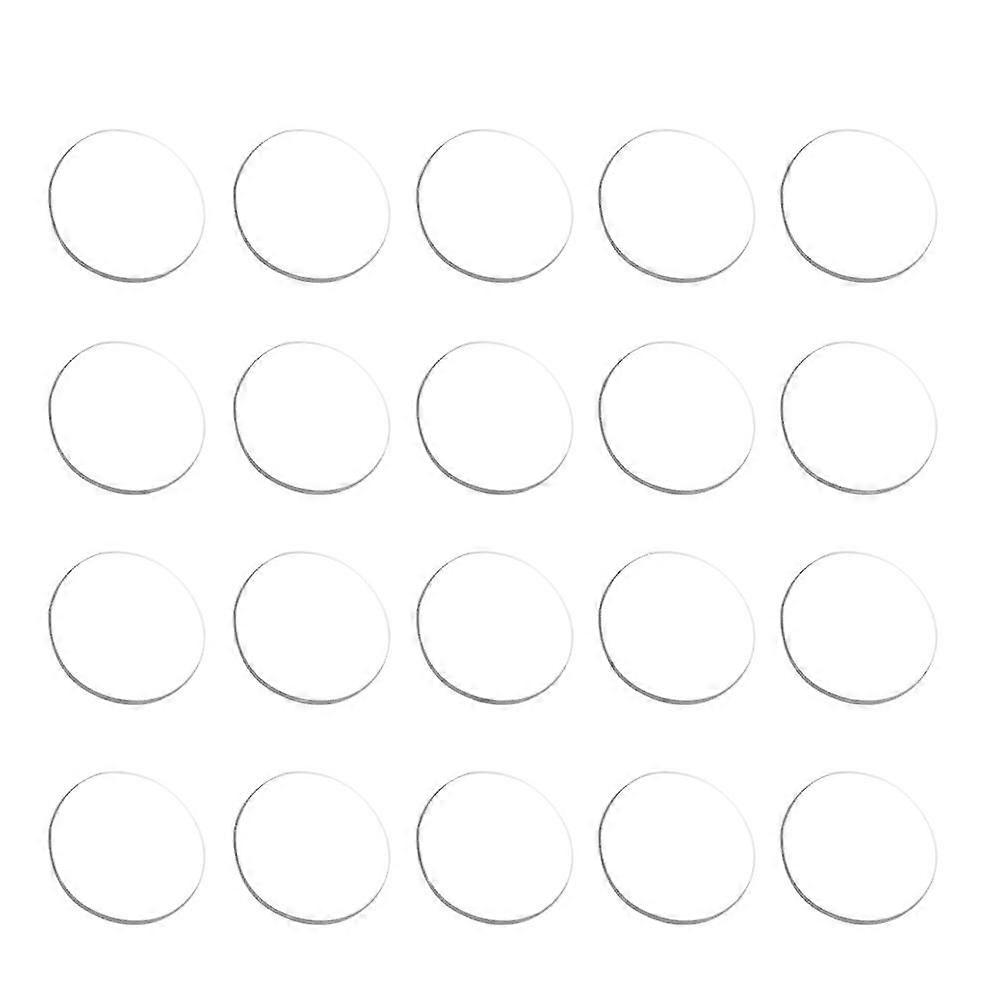 20pcs Creative Clear Glass Table Bumpers Glass Table Rubber Spacers