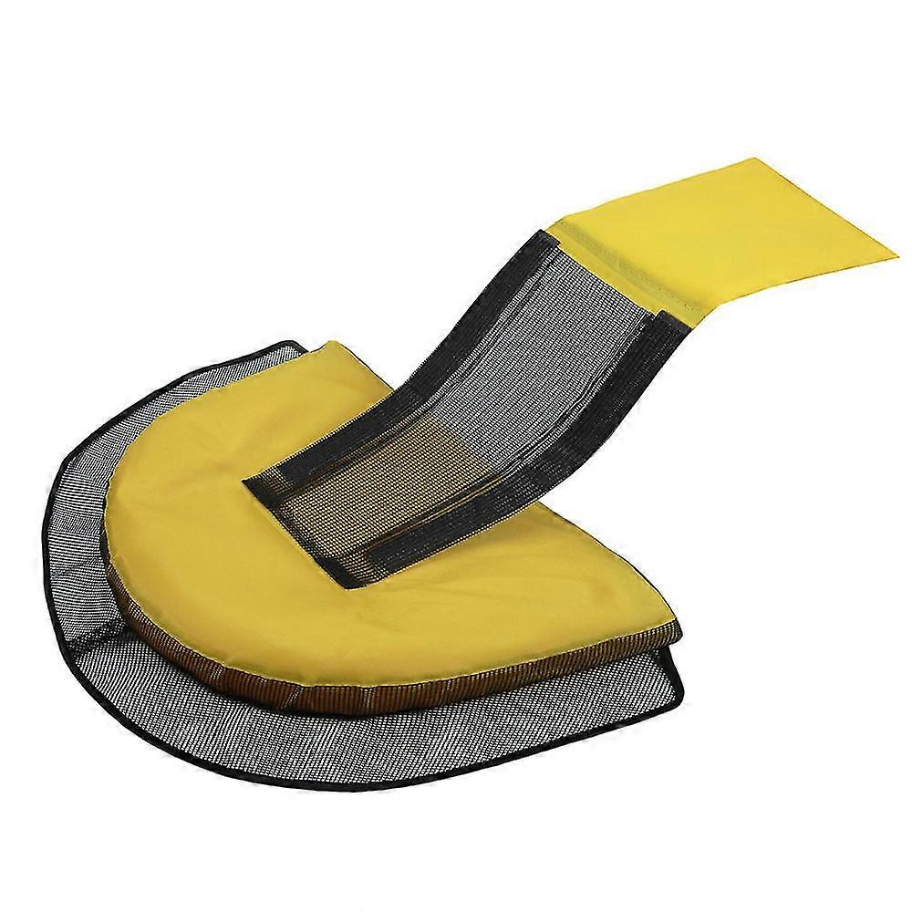 Starlight-pet Survival Ramp, Small Durable Pool Drain Net, Evacuation Saves Small Pool Creatures 65*45cm Yellow
