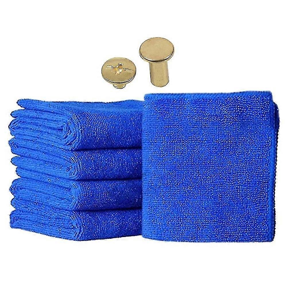 Scrapbook Binding Screw Post 10mm 19pcs Brass Tone