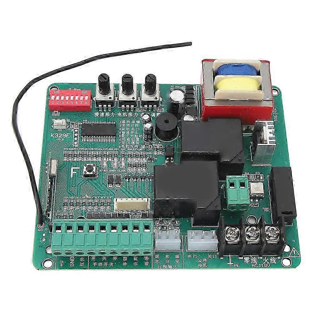 Control Board for AC Sliding Gate Opener, Main Electronic Control Board for Sliding Gate Motor,Replacement Gate(110V)