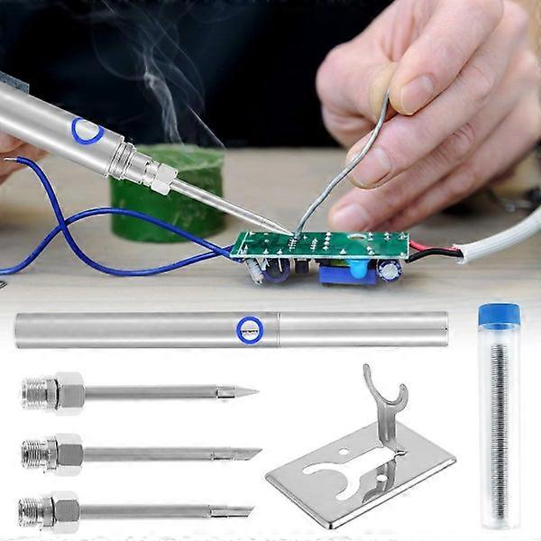 Rechargeable Wireless Soldering Iron Kit with 110mAh Battery