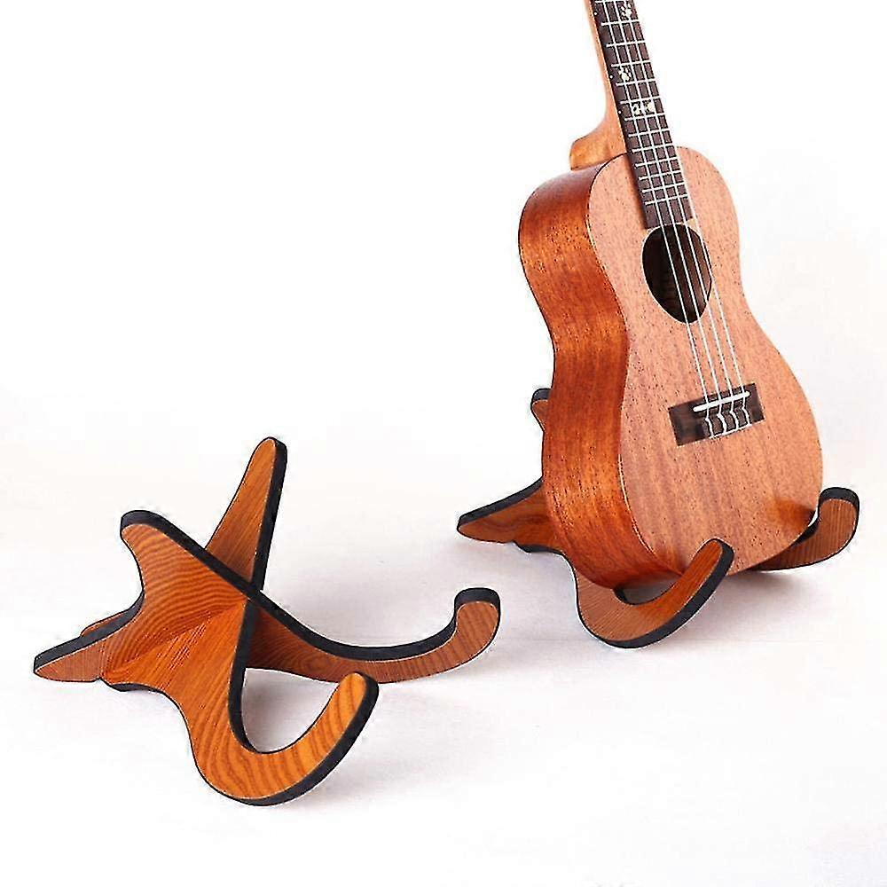 Drewniany stojak ukulele Składany uchwyt do mandoliny skrzypce gitara Banjo