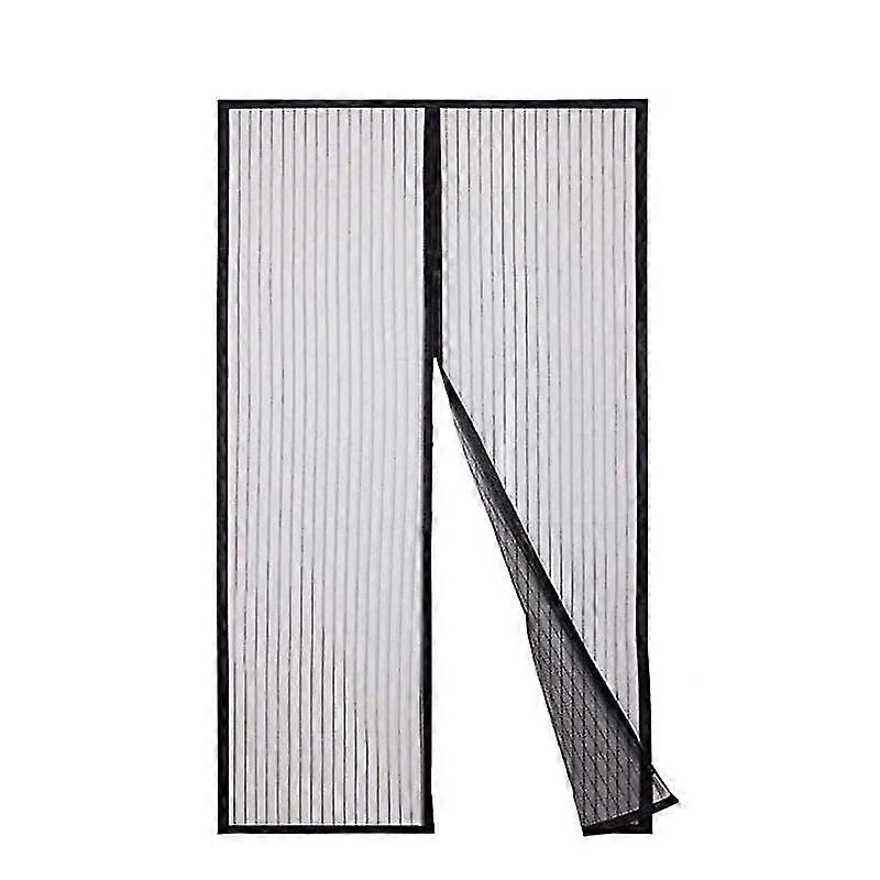 Summer Magnetic Soft Screen Door Encryption Mute Anti-mosquito Striped Door Curtain Self-priming Screen Wind(1