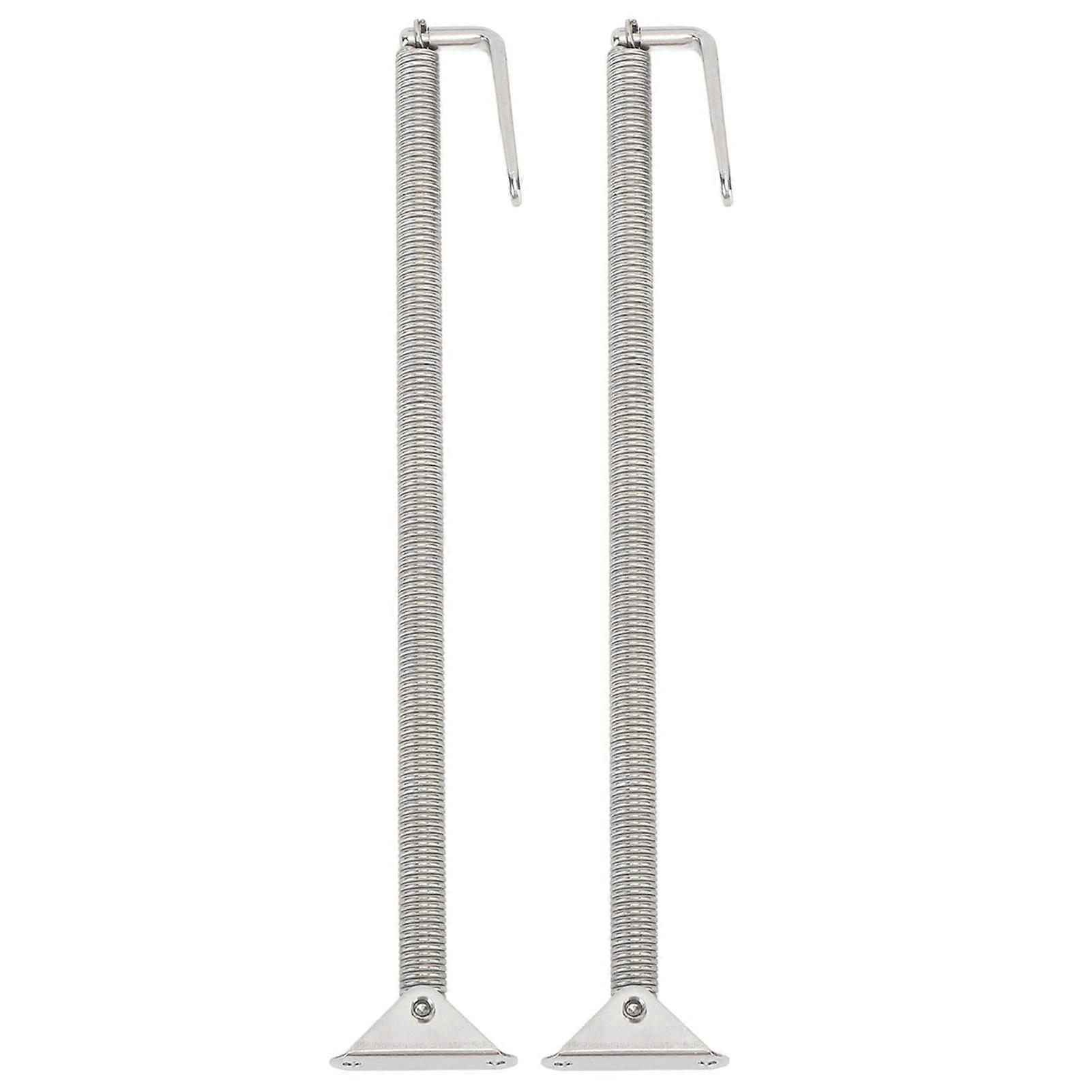 2 Pcs Boat Hatch Support Spring Stainless Steel Adjuster Porthole Door Lid Spring for Yachts Campers 245x10mm