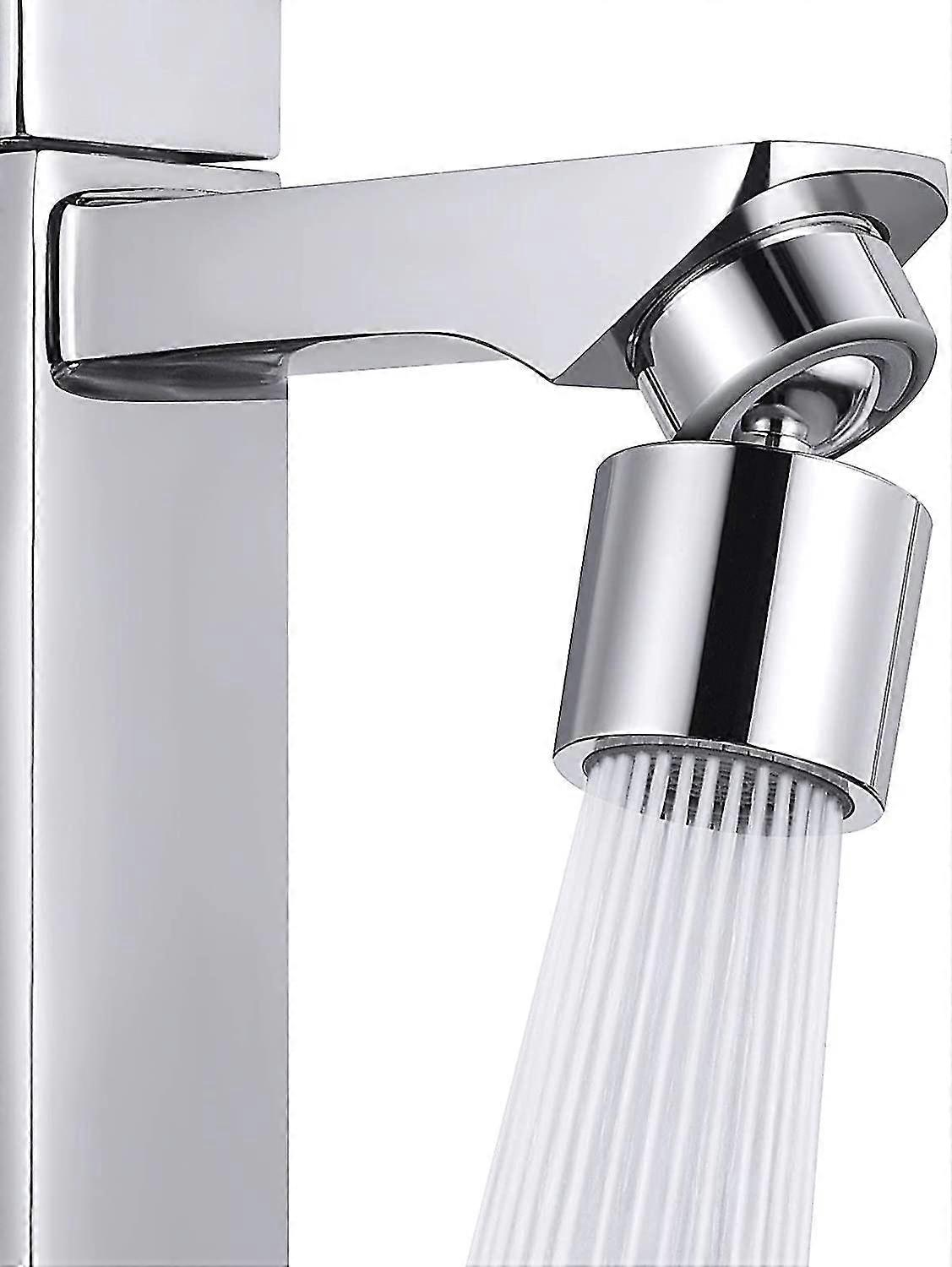 Swivel Faucet Aerator, 2 Modes Adjustable Kitchen Aerator Faucet-with 22mm Female Thread Adapter