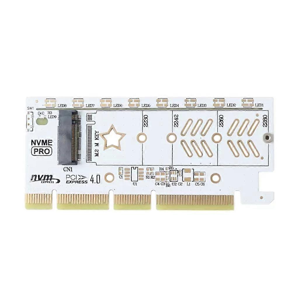 M.2 M Key Nvme SSD to PCI-e Adapter, PCI Express X16 Card with Aluminum Case
