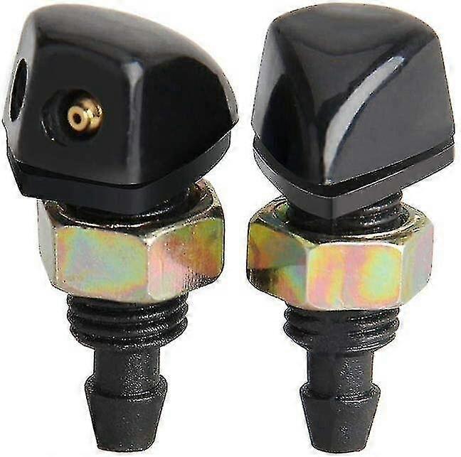 Auto Windshield Washer Pumps: 2pcs Windshield Washer System Wiper Sprayer Nozzle Jets Replacement