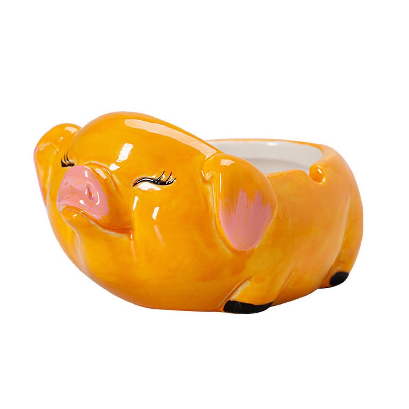 Ashtray Smoky Free Heat-Resistant Stable Base Non-Slip Bottom Groove Design Fireproof Desktop Ashtray Household Supply KAESI