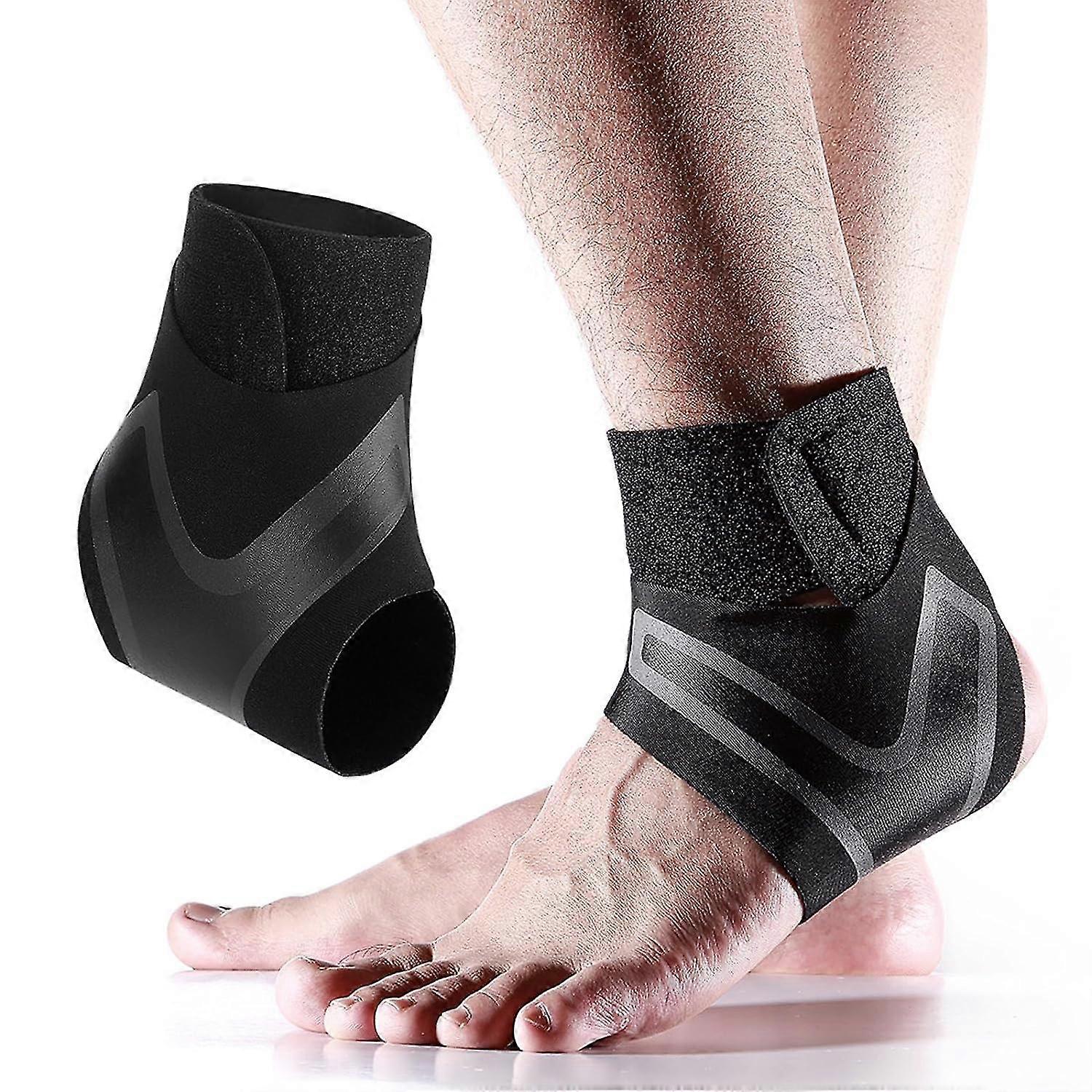 שחזור Plantar Fasciitis עטיפת כף רגל סד תמיכה בקרסול, סד כף רגל דק במיוחד נושם, כף רגל ימין ושמאל יציבה לקרסול עזר כף הרגל, עטיפה מתכווננת