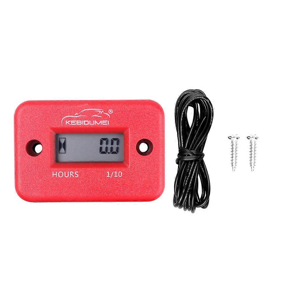 Digital Lcd Hour Meter, Timer for Atv Motorcycle, Snowmobile, Gasoline Generator, Timer for Bike, Car, Accessories~23708