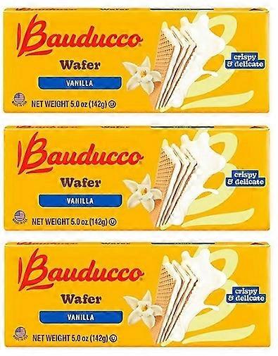 Bauducco Wafer Cookies Vanilla 3 Pack