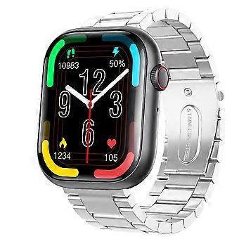 F70 2,1 Zoll Bildschirm Smartwatch Schwarz SIlver 3-Perlen