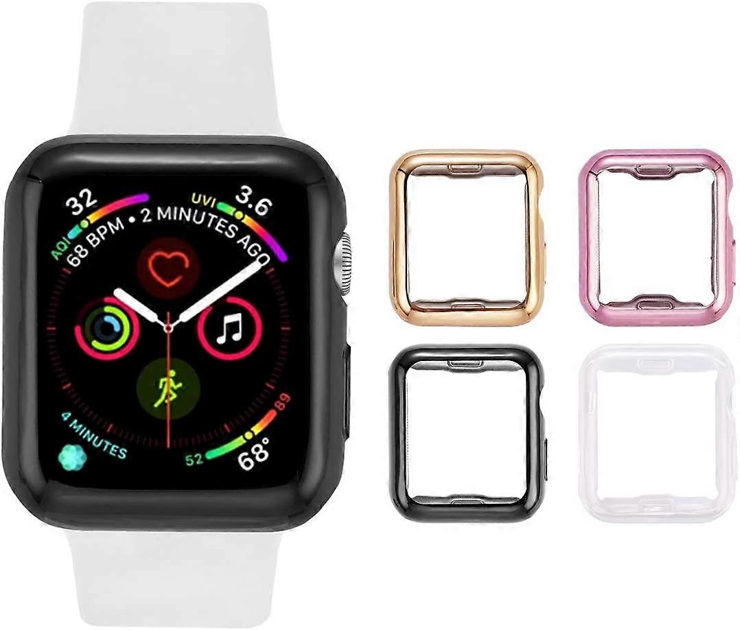 38mm Apple Watch Case with Built-in High-definition Transparent Ultra-thin TPU Screen Case. Compatible wit