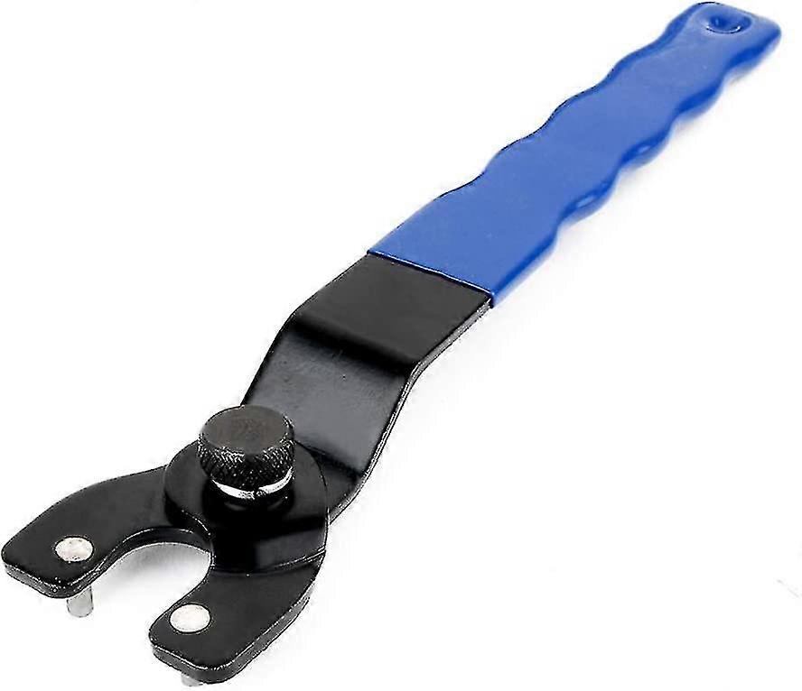 Adjustable Pin Spanner Or Grinder Lock-nut Wrench (2pcs, Blue)