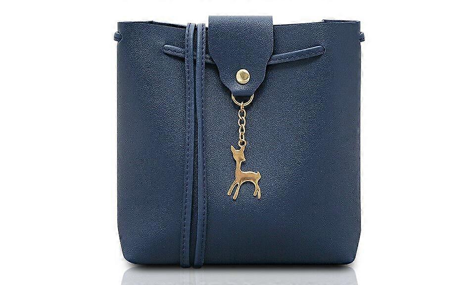 Single Shoulder Womens Hanging Messenger Bag - Small Blue