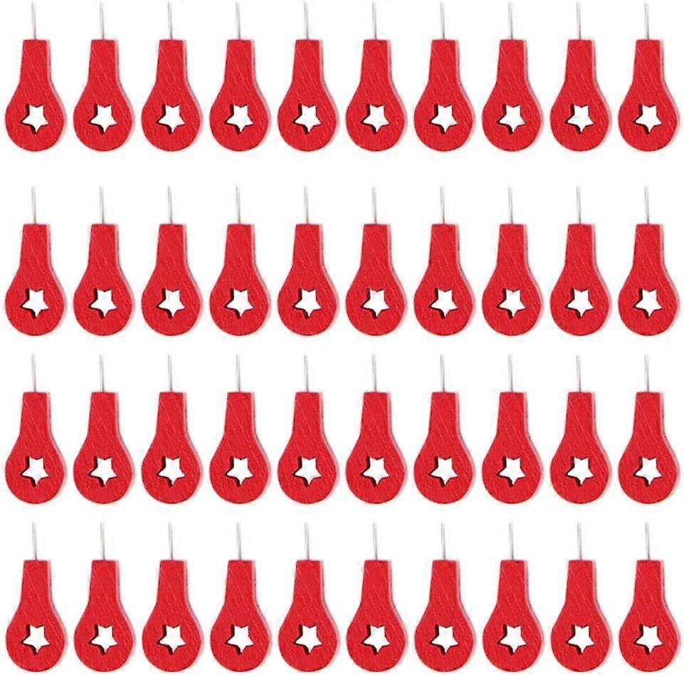 40Pcs Push Pins, Decorative Red Push Pins, Map Pattern Marking Pins for Cork Board, Office, School