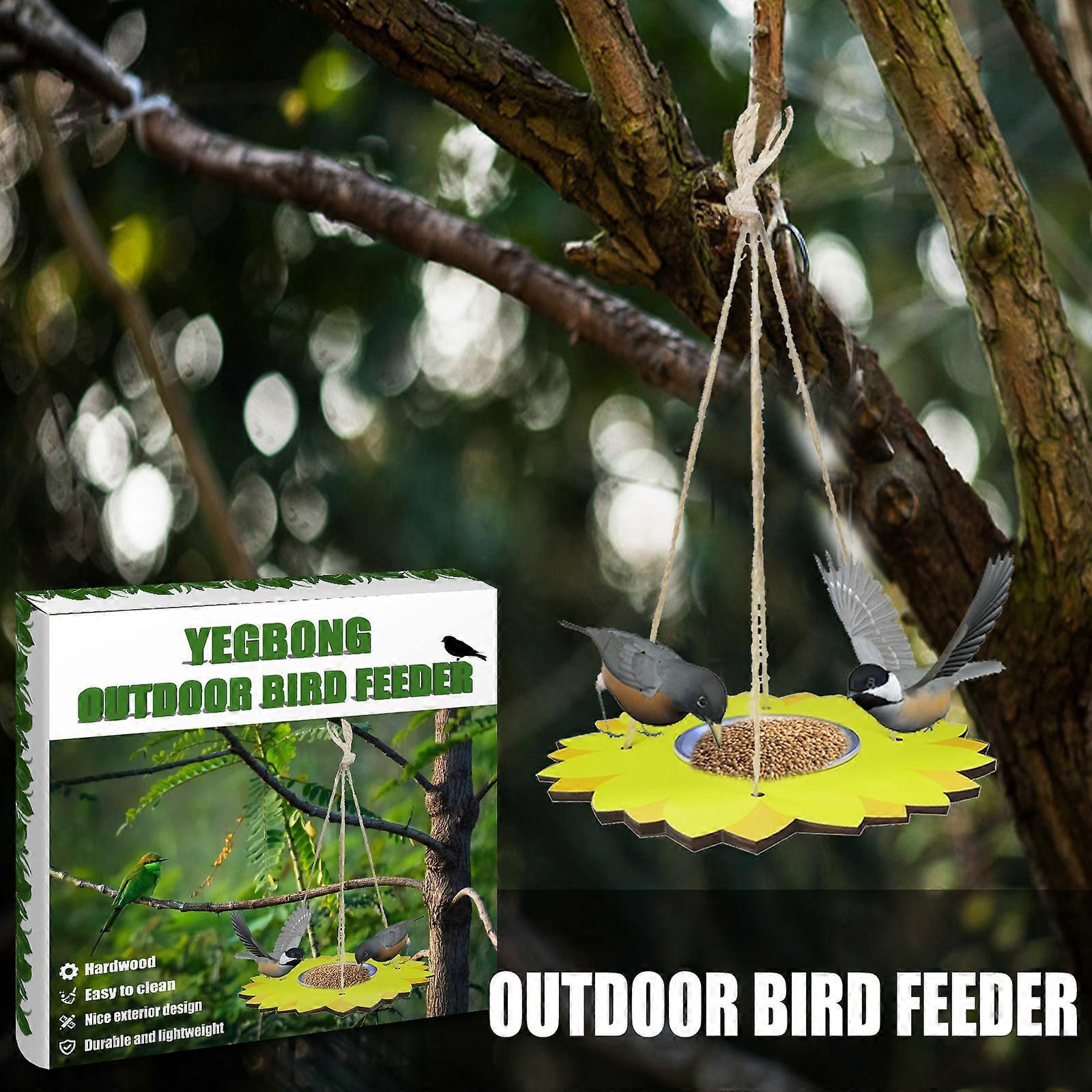 yegbong automatic bird feeder outdoor hanging bird feeder hanging creative bird feeder drinking device