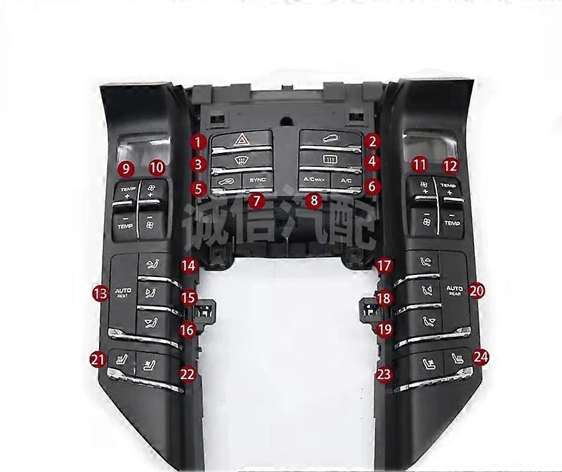 For Porsche Cayenne Macan Panamera Air Conditioning Panel Central Control Switch Button Seat Ventilation Button