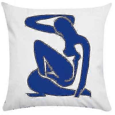 2pcs Nordic Pillowcase Ins Light Luxury Style Pillowcase Retro Art Abstract Pillow Sofa Backrest 45 Cm (pillow Core Not Included) Style 21