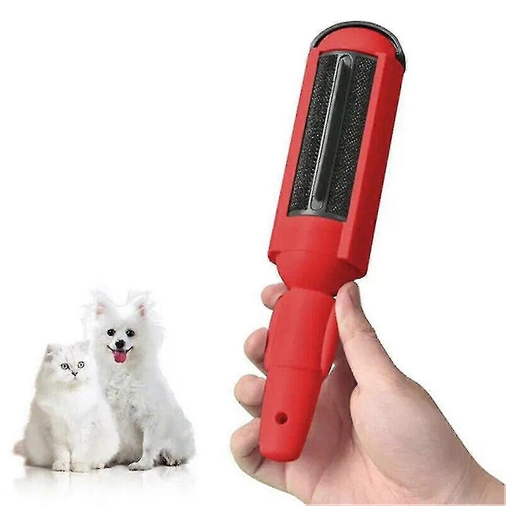 Multi-function Pet Cat Hair Removal Roller Double-sided Hair Brush Roller Scraper Lint Remover
