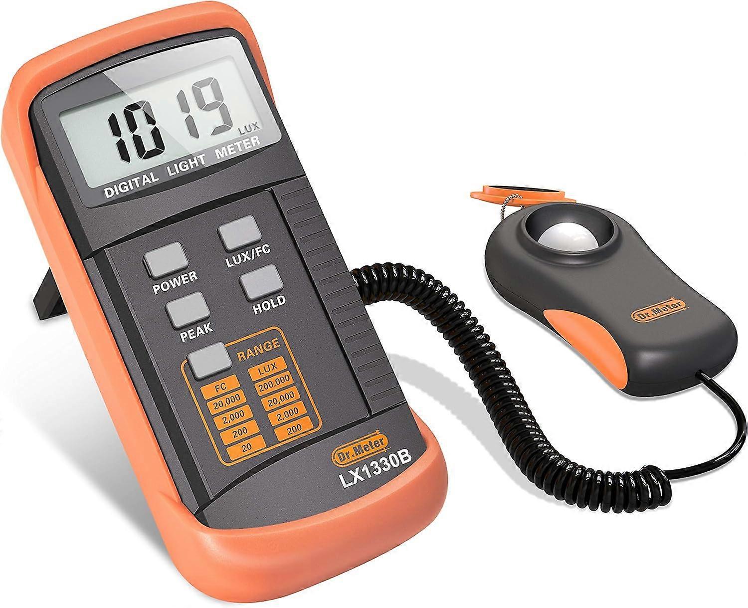 convenient LX1330B Digital Illuminance Light Meter, 0-200,000 Measurement Range Lux Meter