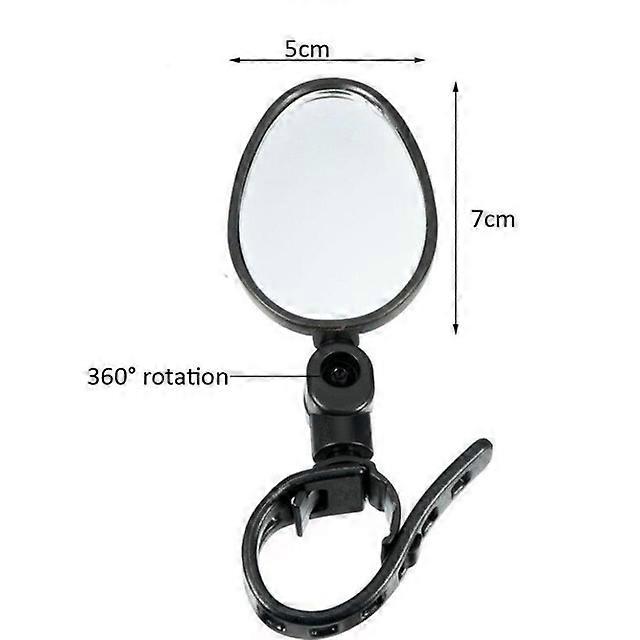 360 Adjustable Bicycle Rearview Mirror Convex Mirror Handlebar Back Mirriors MTB Road Bike Safety Cycling Tool