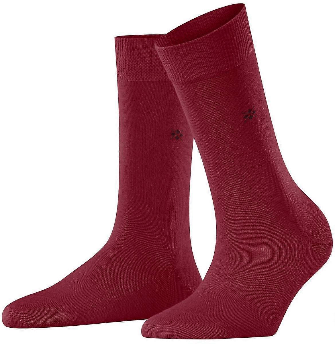 Burlington Bloomsbury Socks - Cranberry Red