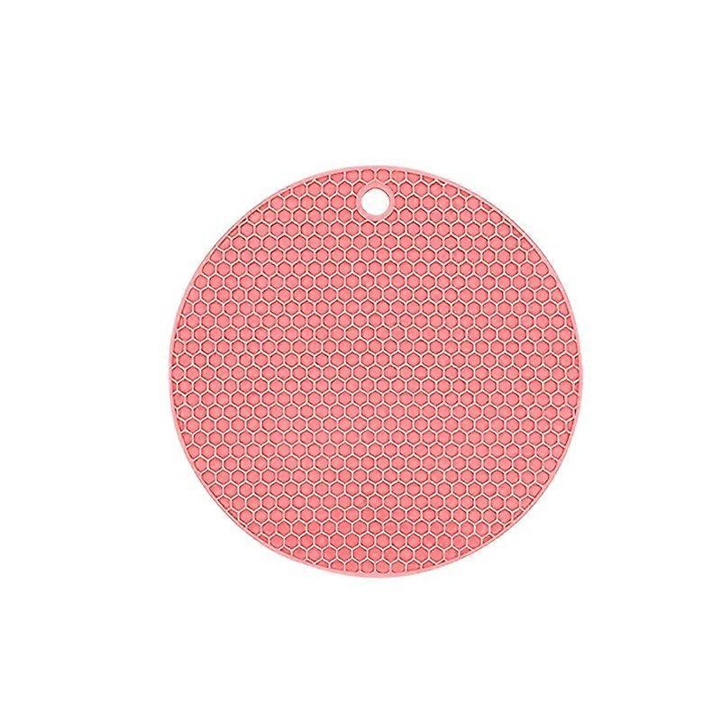 1pc Silicone Mat, Hot Pot Mat, Multifunction Cellular Silicone Hot Pad, Non-slip Silicone Insulation Mat for restaurants/cafes