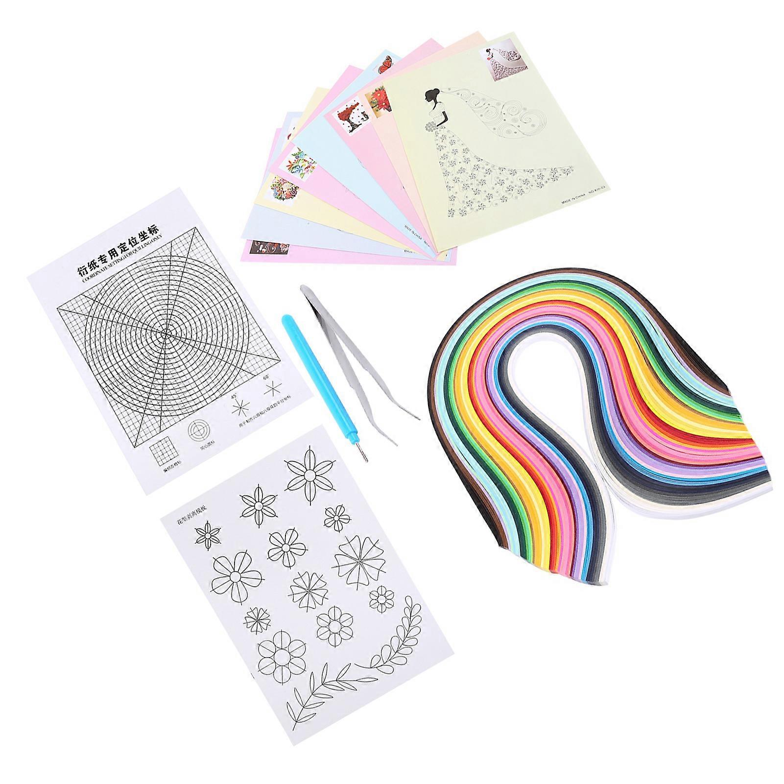 DIY Quilling Tools Set 6 In 1 for Paper Craft and Decoration