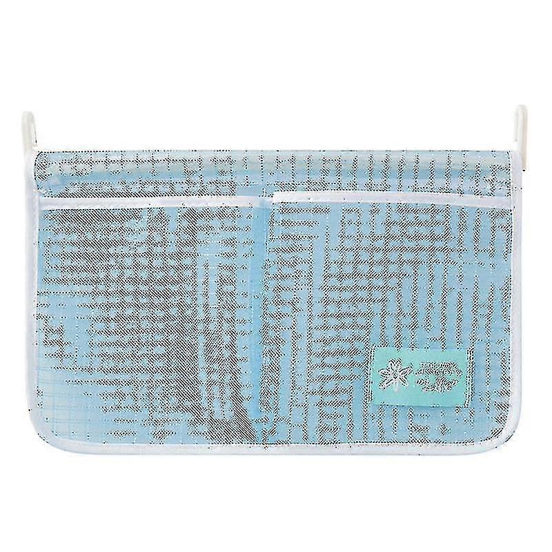 Refrigerator Storage Mesh Bag Two Grids Hanging Household Kitchen Tidy Seasoning Organizer With Hook Fridge Organizer Pocket