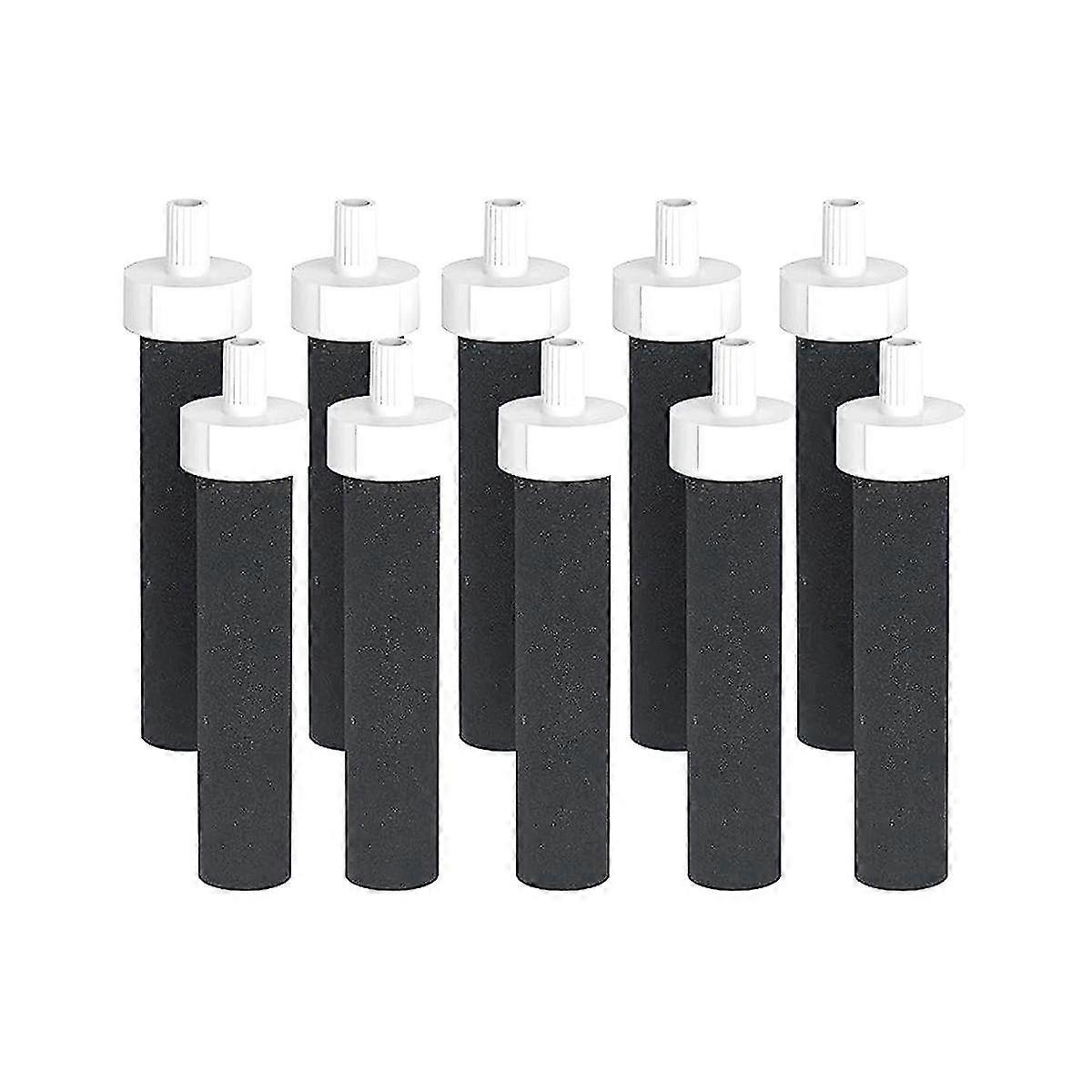 Replacement Activated Carbon Water Bottles Filters For Bb06, Hard Edge, Sport Bottles Filters, 10 Count