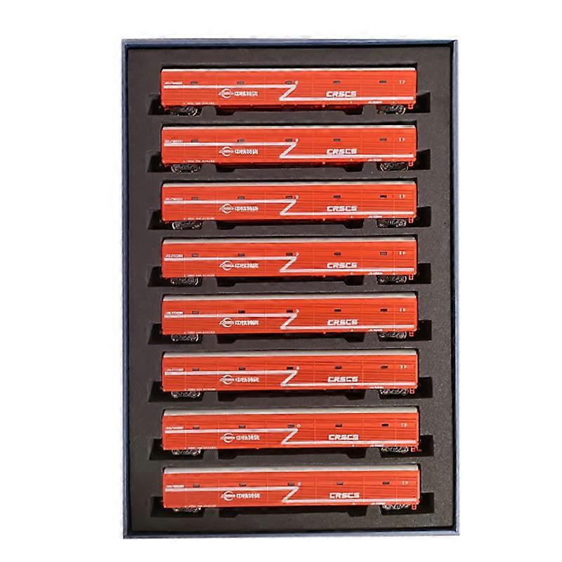 Trein Model N Schaal 1/160 JSQ5 Auto Transporter Motor Auto Bagage compartiment Set 8 secties