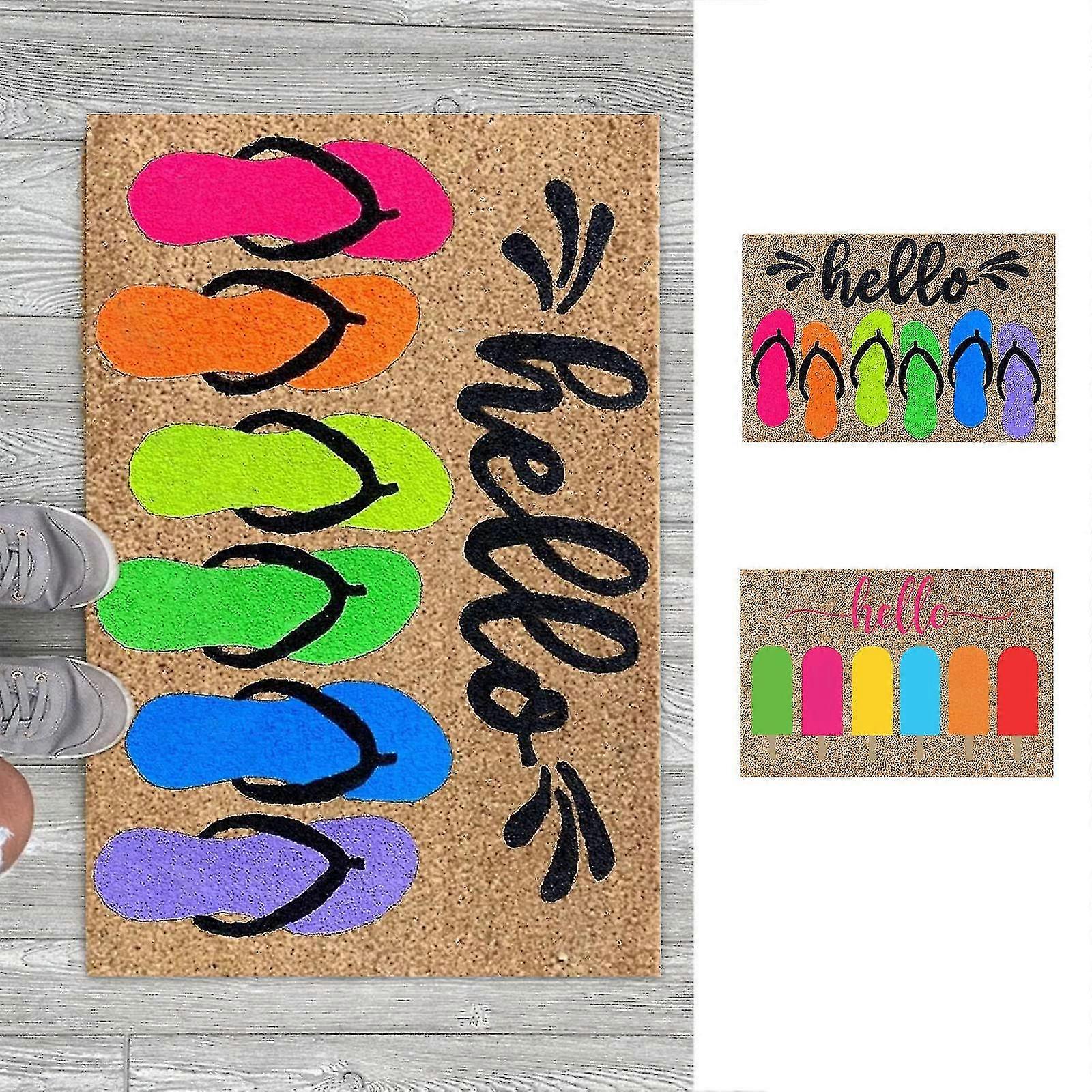 Dørmatter Velkomstgulv, Gulvmatter Feriematter Velkomstdørmatter