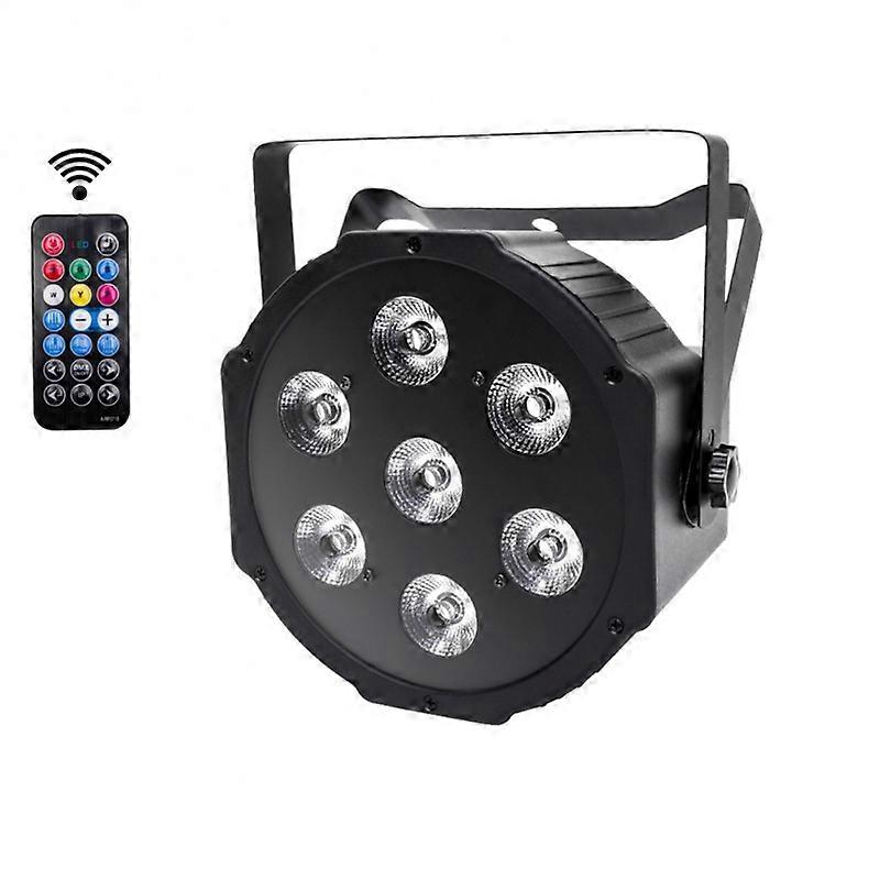 7*10W LED Par Can Disco Light with Wireless Remote Strobe Stage Lights