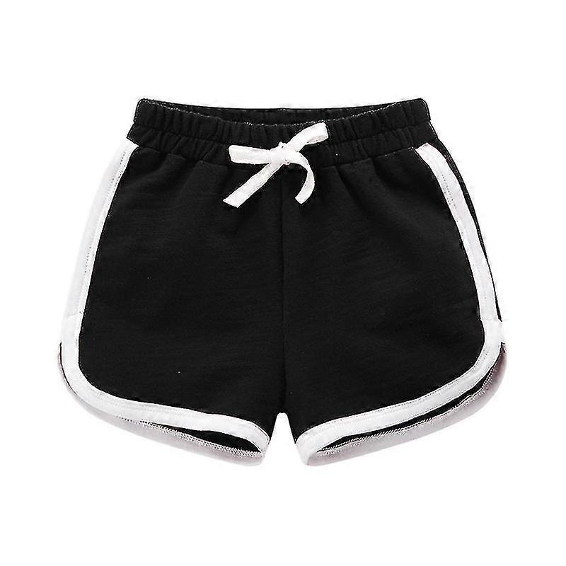 בנים בנות 100% כותנה ספורט מכנסיים קצרים קיץ ניגודיות מחייבת דולפין מכנסיים קצרים ילדים ללבוש חדר כושר אתלטי ללבוש