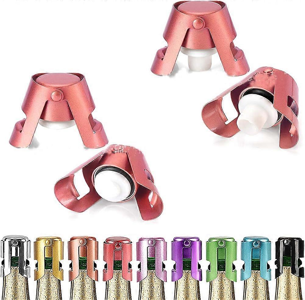 2 Pieces Champagne Stopper. Long Cap + Short Cap. Stainless Steel Bottle Stopper. Bubble