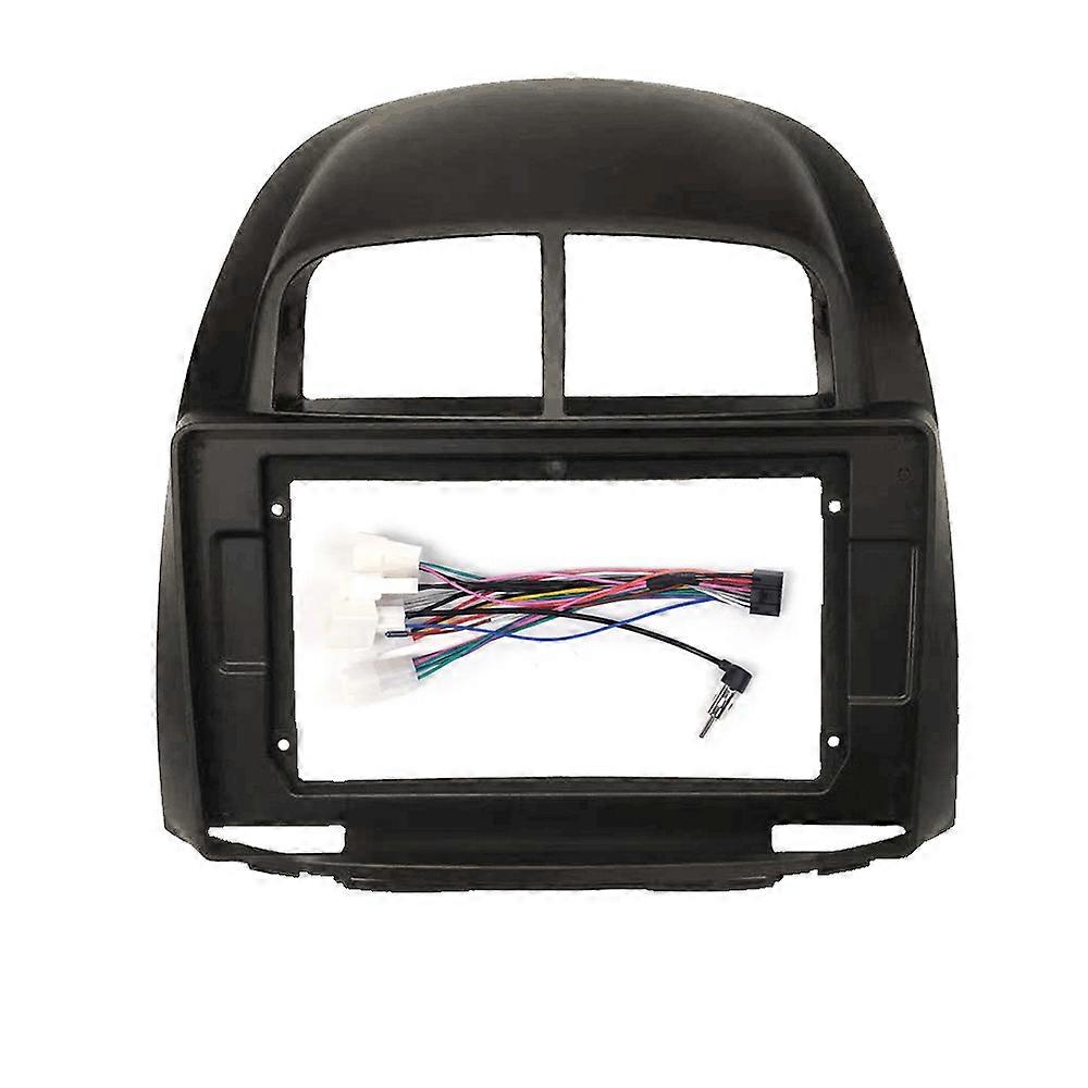10.1 Inch For Proton Myvi Toyota Passo Daihatsu Sirion 2006-2011 Car Radio Fascias Stereo Dashboard Panel Frame 2 Din DVD Trim