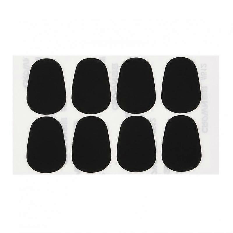 8pcs Saxophone Mouthpiece Standard 0.8mm Silicone Sax Mouthpiece Cushions Patches Pads for Alto Tenor Saxophone Clarinet