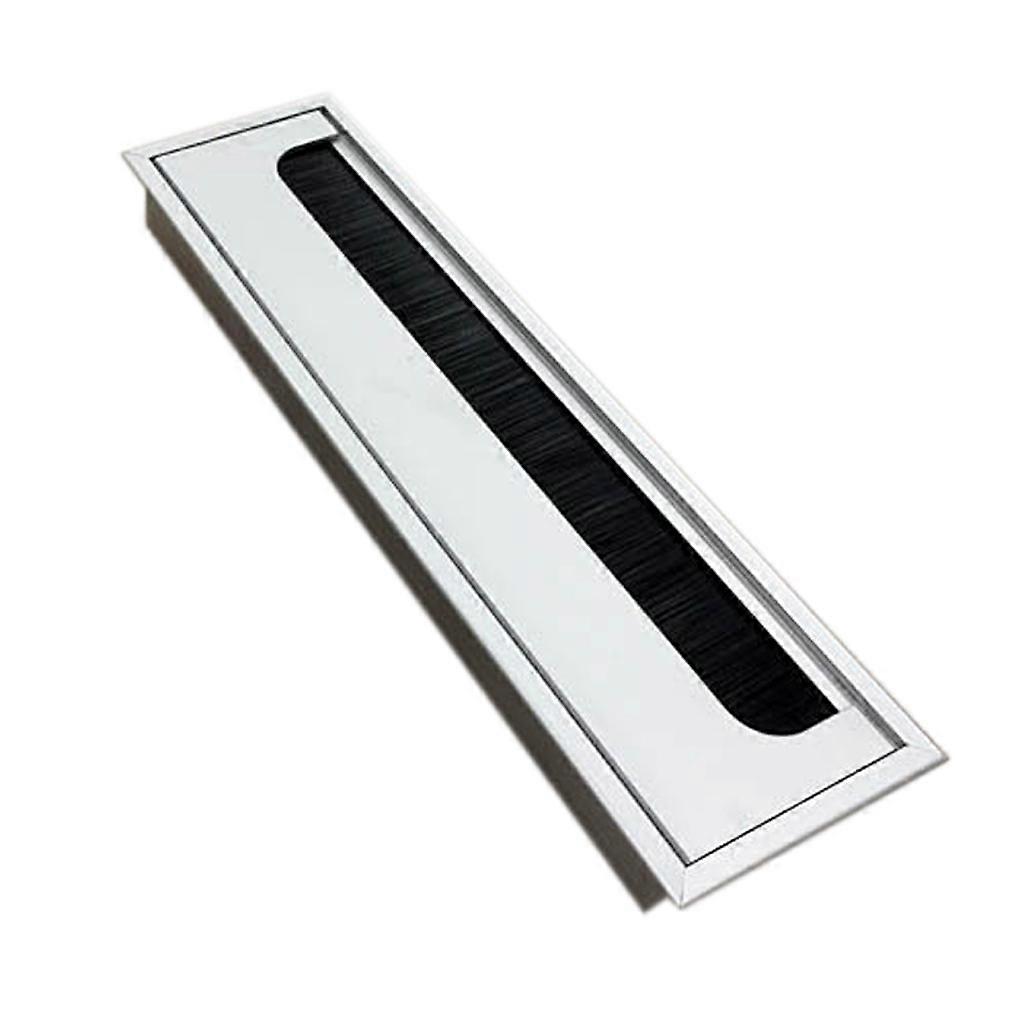 Aluminium Square Rectangle Desk Computer Wire Cable Outlet Insert Hole Cover Table Grommet Hardware