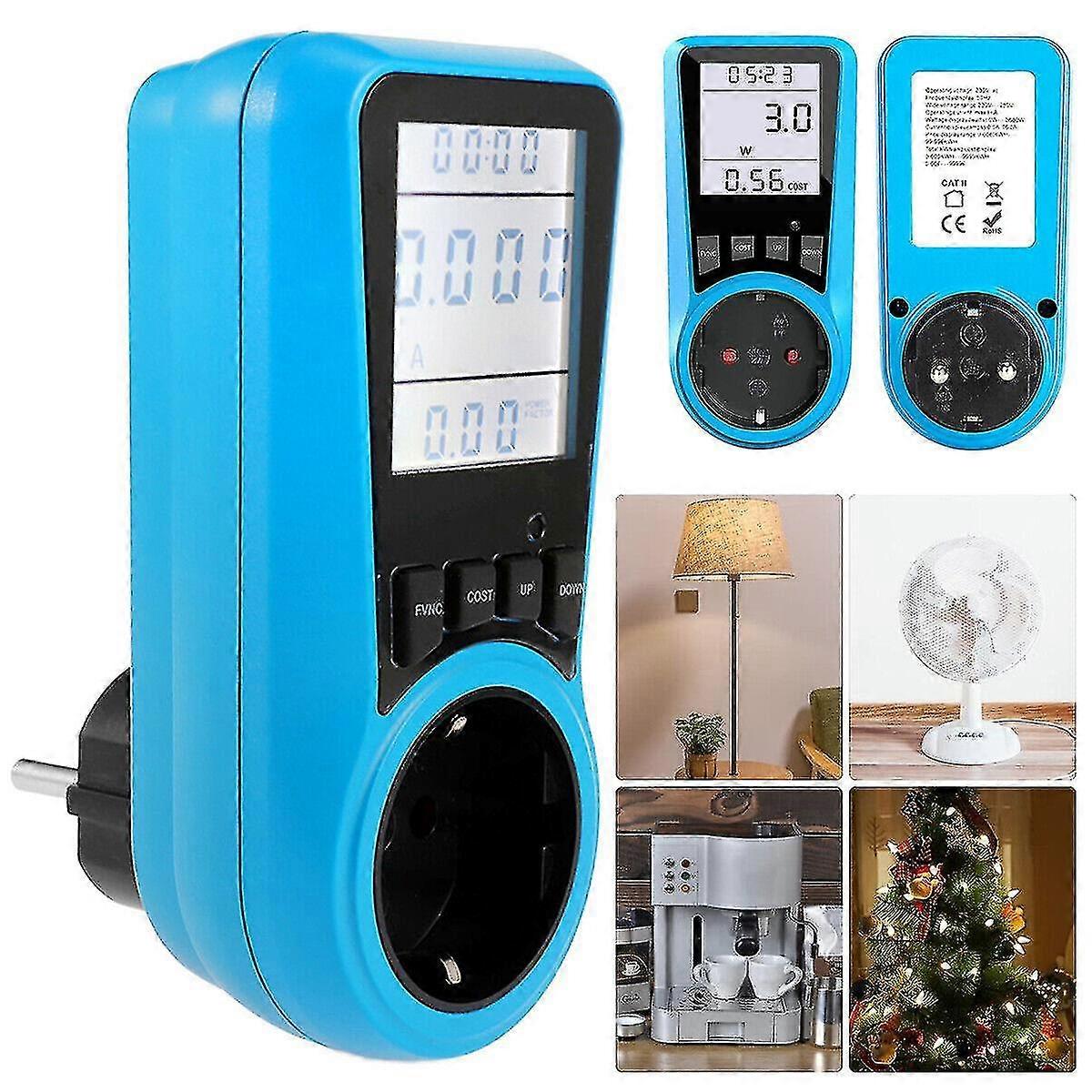 2023 New Digital Energy Meter Wattmeter Wattage Electricity Power Meter Measuring Power Measuring Analyzer